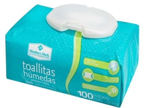 Toallitas húmedas Member's Mark 6 paquetes de 100 pzas
