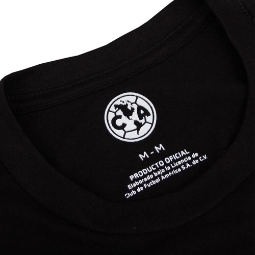 Playera Logo Retro Marca club América Producto Oficial