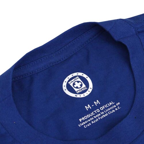 Playera Niño Maquina Celeste marca Cruz Azul Producto Oficial