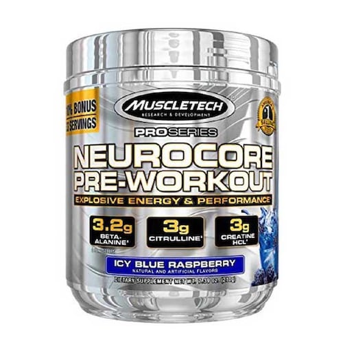 Muscletech Neurocore Pre-Workout 224g 50 Serv. - Ponche de Frutas
