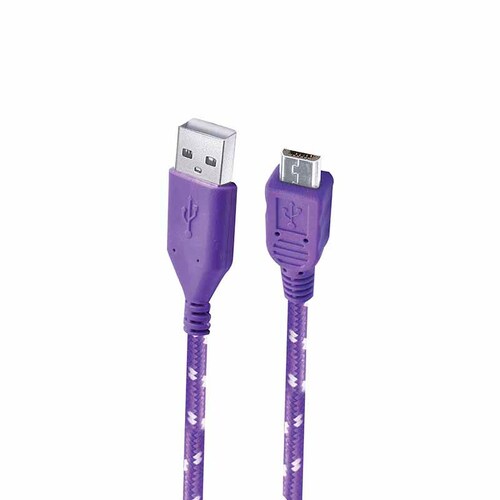 Cable Usb A Micro Usb Agujeta 1 Morado 181213