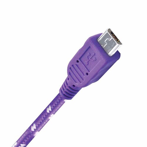 Cable Usb A Micro Usb Agujeta 1 Morado 181213