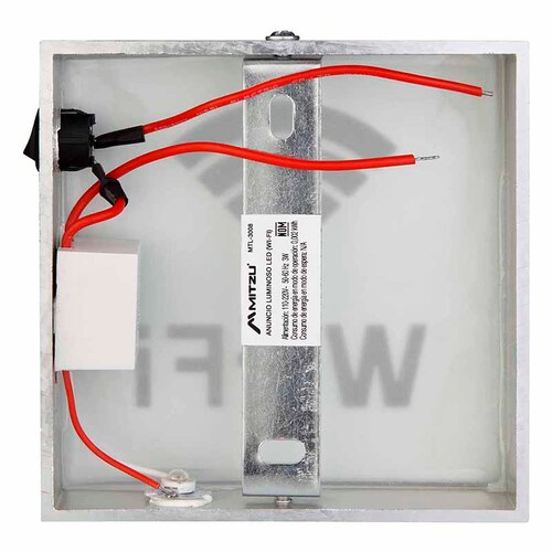 Anuncio Luminoso Color Azul Wifi Mtl-3008
