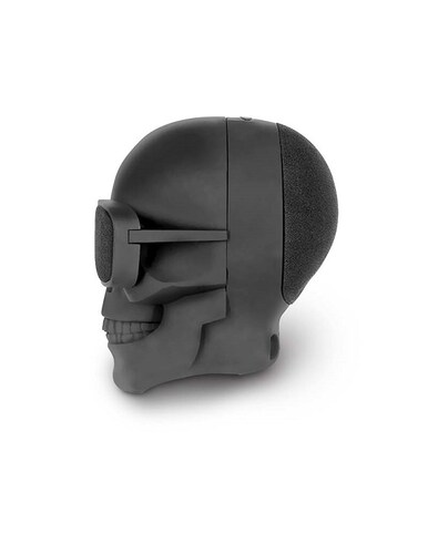 Bocina Portátil Misik MS277 Bluetooth Calavera-Negro