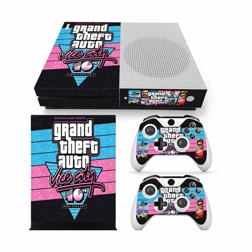 Xbox One S Skin Pegatina Estampas (GTA vice city)