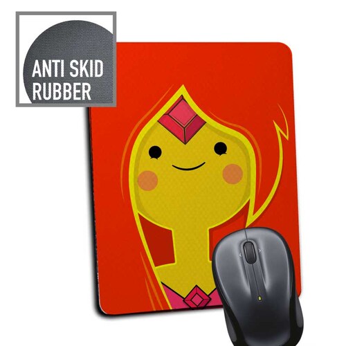 SET DE 3 MOUSE PAD, DISEÑO PRINCESAS HORA DE AVENTURA, BASE ANTIDESLIZANTE