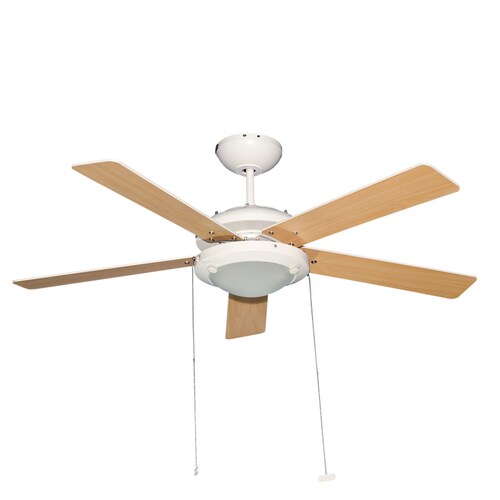 Masterfan Esparta Blanco 52" Ventilador de Techo con Luz