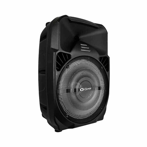 Bafle Recargable Amplificado 12" 13,600 W PMPO / 30 W RMS con Micrófono Alámbrico USB y SD Tecnología LINK MSA-6512