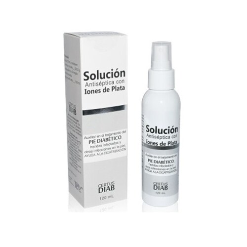 CERTUS DIAB Solución Antiséptica con Iones de Plata 4 piezas