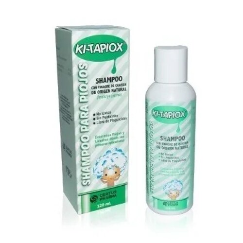 KITAPIOX Shampoo para Piojos y Liendres 120 mL