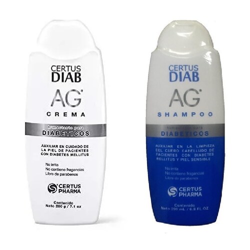 CERTUS DIAB Tratamiento Shampoo y Crema para Diabeticos