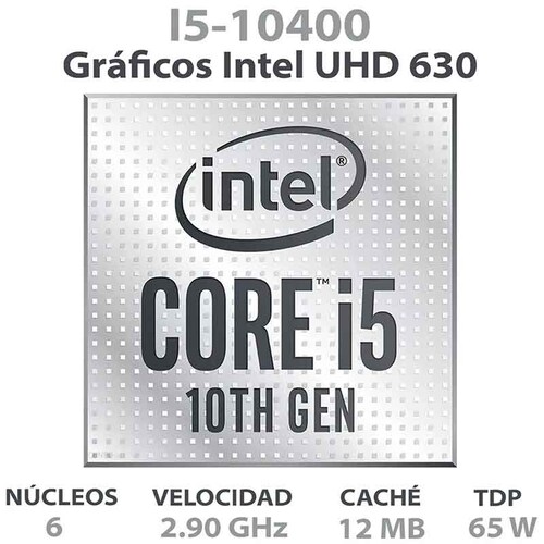 Procesador INTEL Core I5 10400 2.9 GHz 6 Core 1200 BX8070110400 