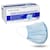 Cubrebocas Desechable Azul SUMMIT 3 Pliegues Confort, 50-pack