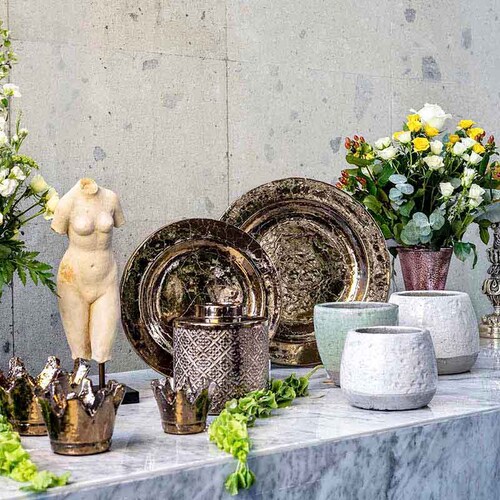 PlatÃ³n Decorativo Para Centro De Mesa Chico En Color Cobre GA945973