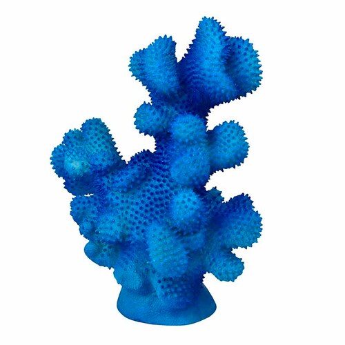 Figura Decorativa En Forma De Coral Grueso Color Azul L021705