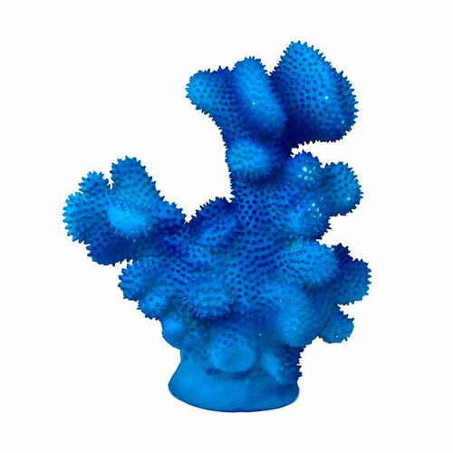 Figura Decorativa En Forma De Coral Grueso Color Azul L021705