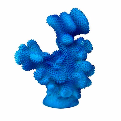 Figura Decorativa En Forma De Coral Grueso Color Azul L021705