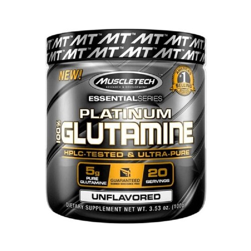 PLATINUM GLUTAMINA - 100G AUMENTO DE MUSCULO MAGRO