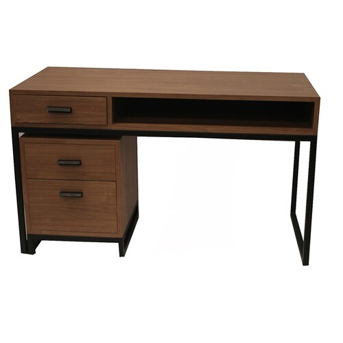 ESCRITORIO INDUSTRIAL modelo FULTON con ARCHIVERO. marca POLTRONE.
