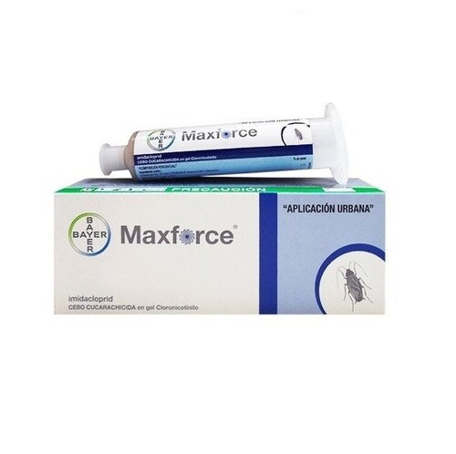 24 Piezas Max Force De Bayer Jeringa 30 gr Cebo Para Cucaracha Modelo MFBJ-024