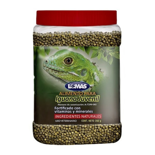 Alimento Iguana Juvenil Ingredientes Naturales 350 Grs Lomas.