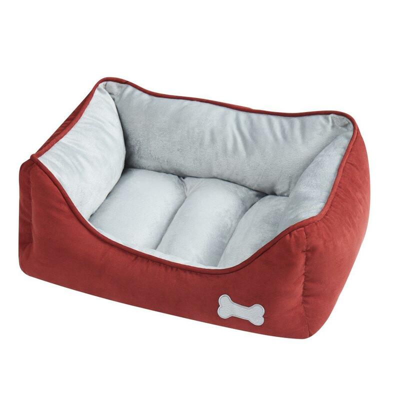 CAMA PARA PERRO RECTANGULAR DOBLE VISTA