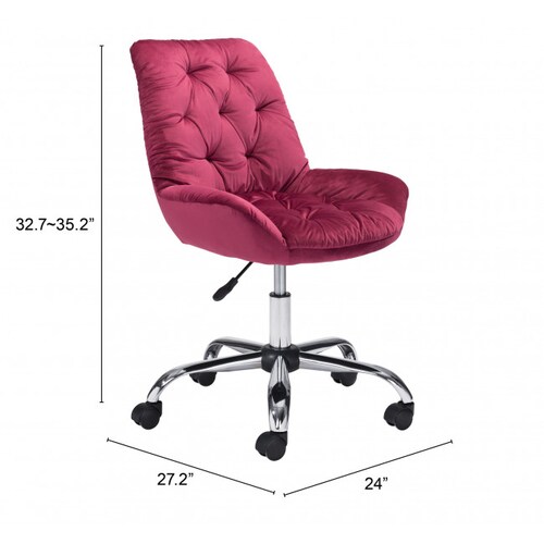 Silla de Oficina Loft Rojo - Kessa.