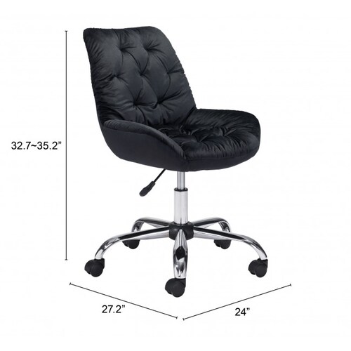 Silla de Oficina Loft Negro - Kessa