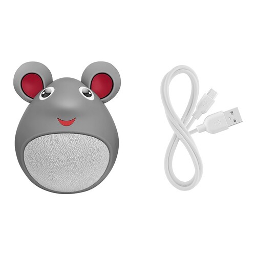 Mini bocina Bluetooth con forma de ratón 