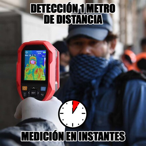 Cámara Video Térmica Portátil Detección Temperatura Fiebre