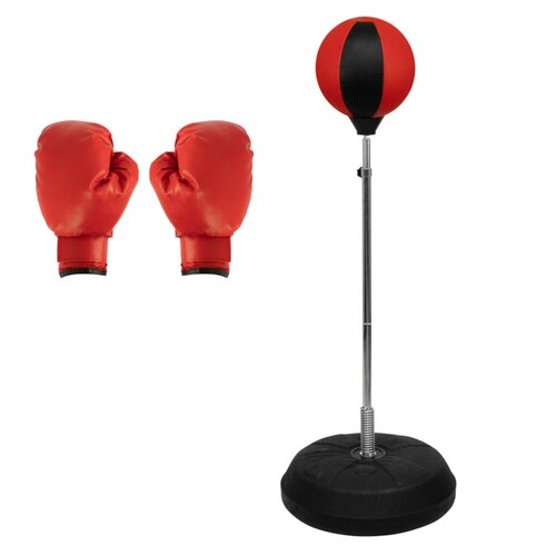 Pera Loca Boxeo con Base Altura Ajustable Entrenamiento Box