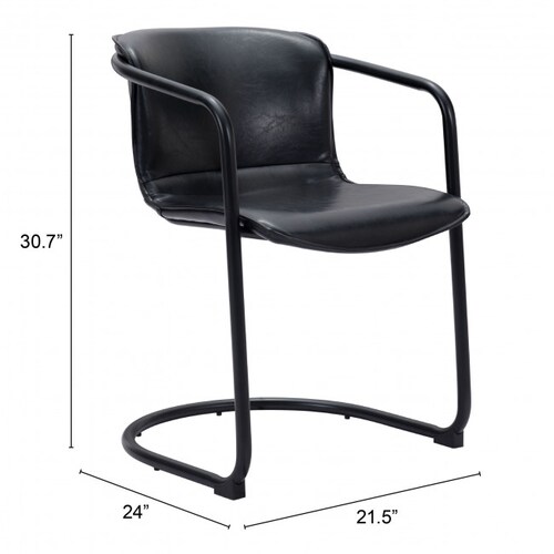 Silla de Comedor Paxton Negro - Kessa
