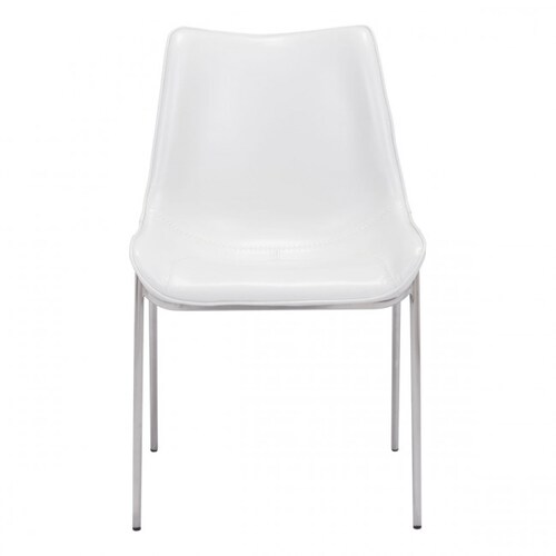 Silla de Comedor Magnus Blanco/Acero - Kessa.