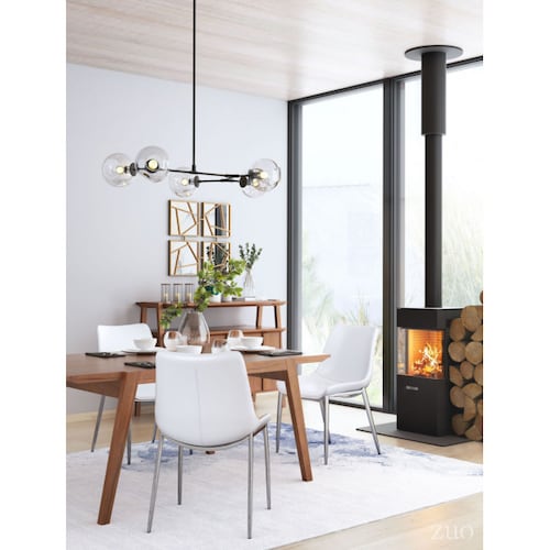 Silla de Comedor Magnus Blanco/Acero - Kessa.