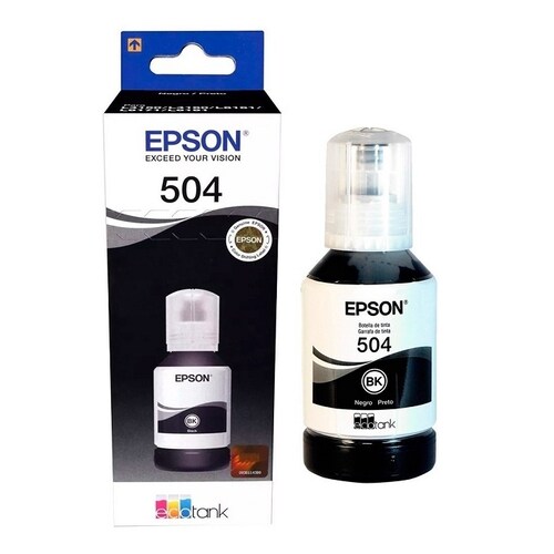 Tinta Epson T504 color Negro T504120-AL