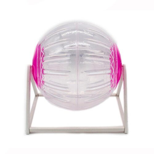 Esfera Para Hamster Diametro 19cm Irrompible Con Base