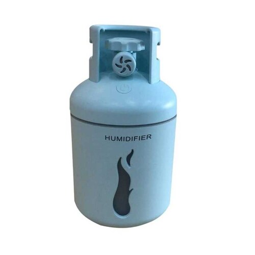 Humidificador  Gadgets & fun en forma de tanque de gas  con luz led integrada Difusor ideal para aromaterapia ultra silencioso 