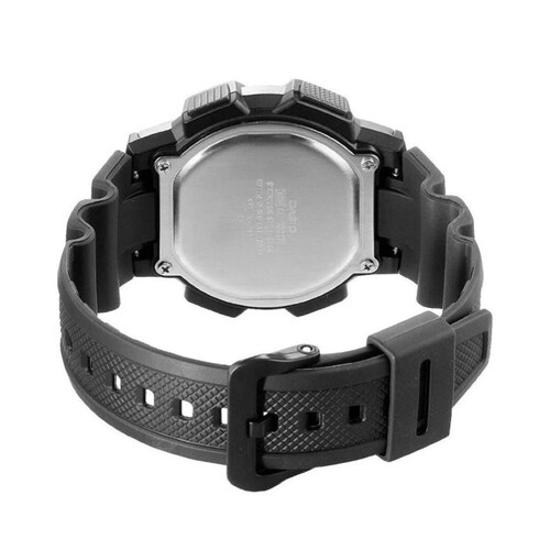 Reloj CASIO Hombre Negro Hora Mundial 45mm