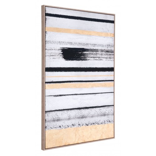 Cuadro Vertical Negro/Oro - Kessa