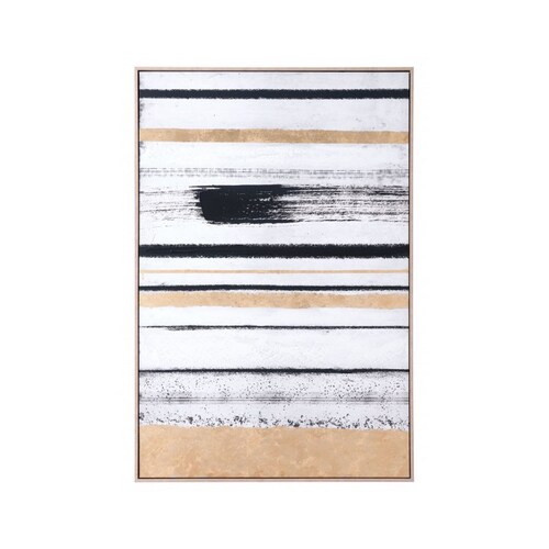 Cuadro Vertical Negro/Oro - Kessa