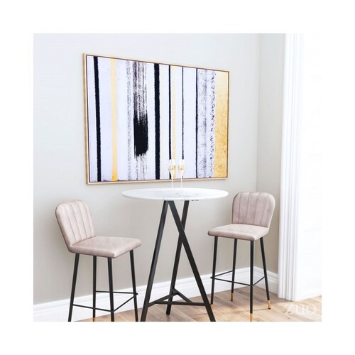 Cuadro Vertical Negro/Oro - Kessa