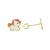 Broquel Baby Unicornio Esmaltado Oro Laminado 