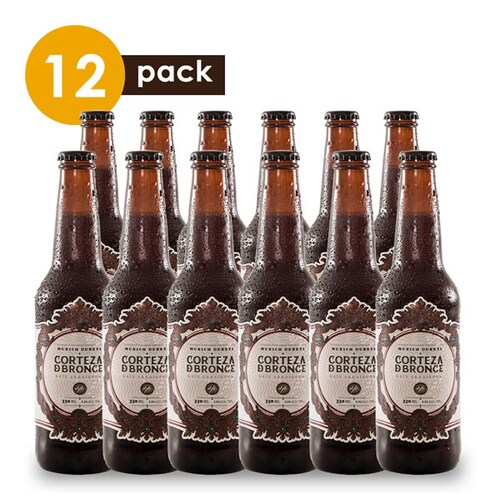 Cerveza Artesanal Heroica Corteza de Bronce Cervexxa Beerpack 12