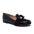 Flats Vida Leve Para Mujer Color Negro Con Moño En Sati­n