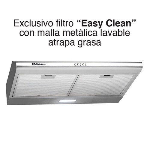 CAMPANA KOBLENZ CMK-76I ACERO INOXIDABLE PLATA END9**