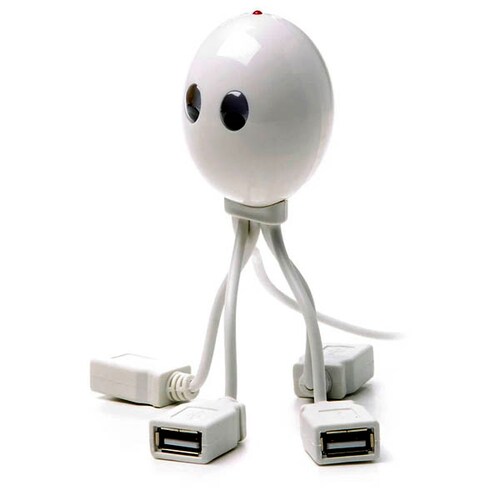 Multipuerto USB en forma de Calamar