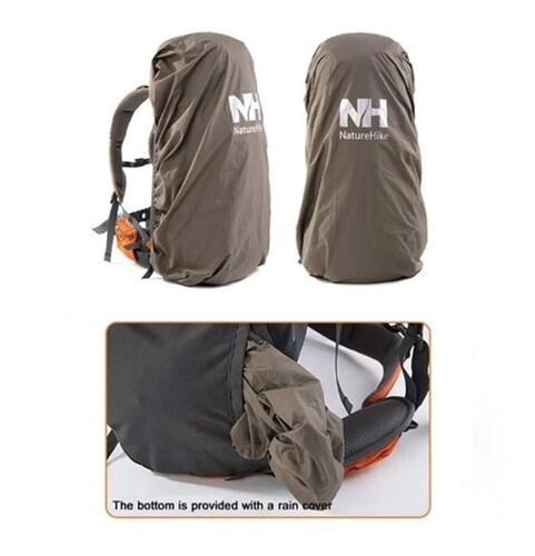 Mochila Montaña Campismo Naturehike 70+5L Con Funda Impermeable