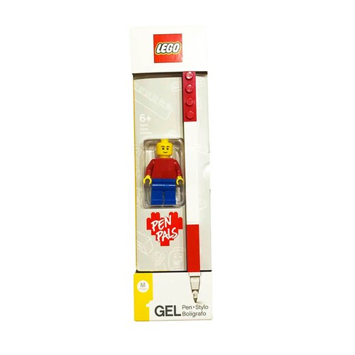 Pluma de Gel con Mini Figura LEGO (Roja)