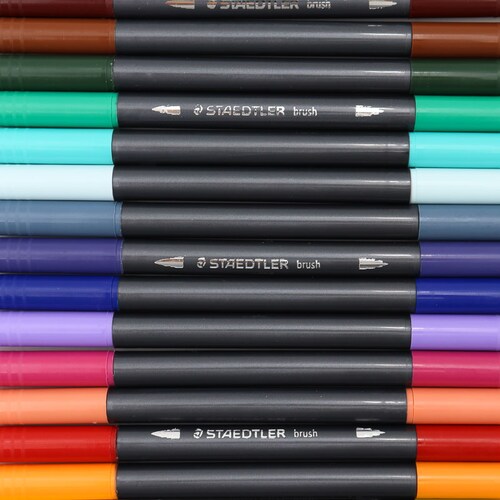 Rotuladores acuarelables doble punta Staedtler 36 colores