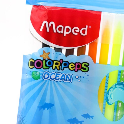 Plumones Lavables Maped Colorpeps 24 Pzas